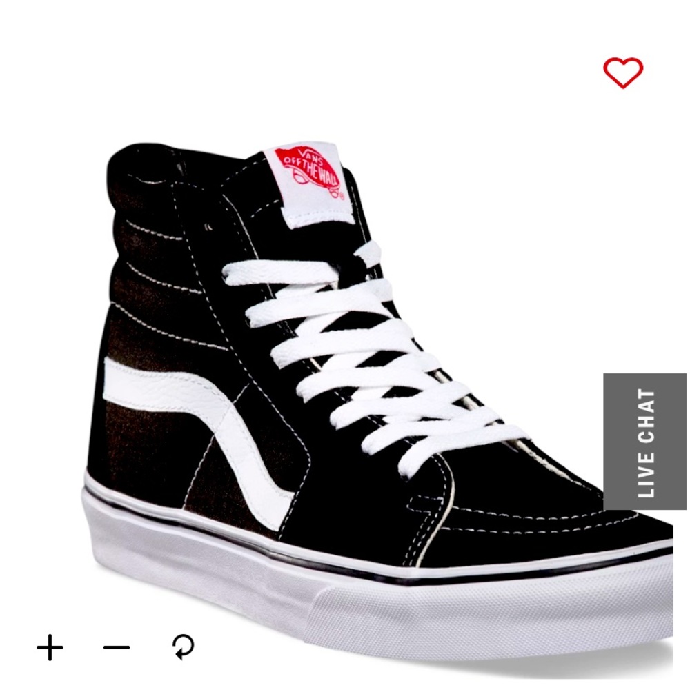 Vans high top black and white SK8 - HI